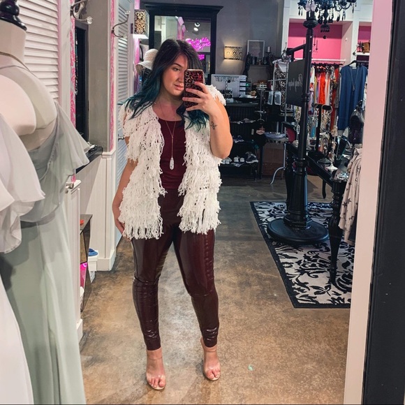 Spanx Slick Vegan Leather leggings - Picture 3 of 3